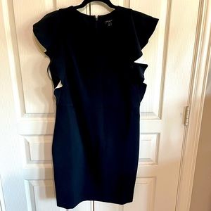 Little Black Dress with Flutter Sleeves